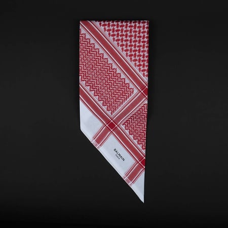 شماغ BALMAIN الأحمر اخر اصدار