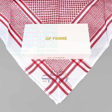 شماغ GF FERRE الاحمر كاجول