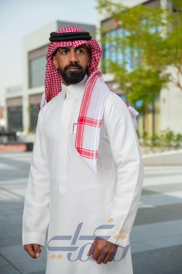 شماغ العجلان الياقوت رجالي أحمر