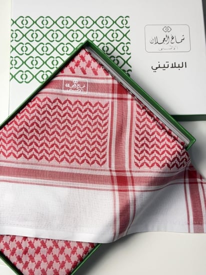 شماغ العجلان البلاتيني جكار  2026