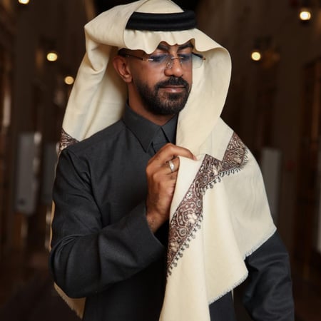شال العربي  صوف كشميري C4