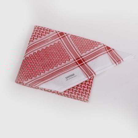 شماغ  البسام ماي فير احمر دم الغزال اخر اصدار