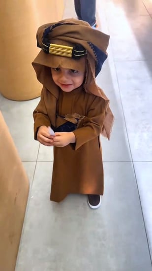 ثوب شتوي اطفال  لون جملي