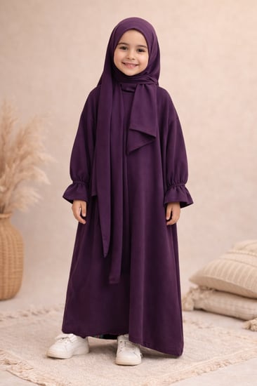 شرشف سي واي سحاب أطفال الطول من الكتف 100cm  / العرض 70cm  اللون  موف