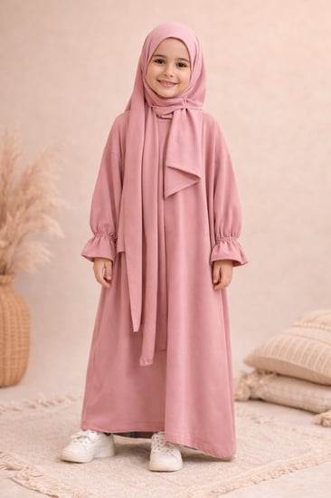 شرشف سي واي سحاب أطفال الطول من الكتف 100cm / العرض 70cm اللون وردي