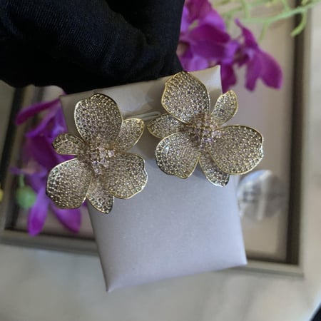 حلق الروز زركون وردي