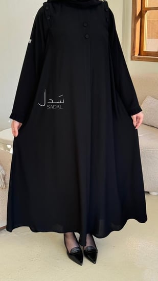 عبايه سحاب كلوش مريحة