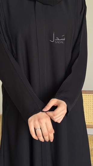 عباية نص كلوش قماش انترنت