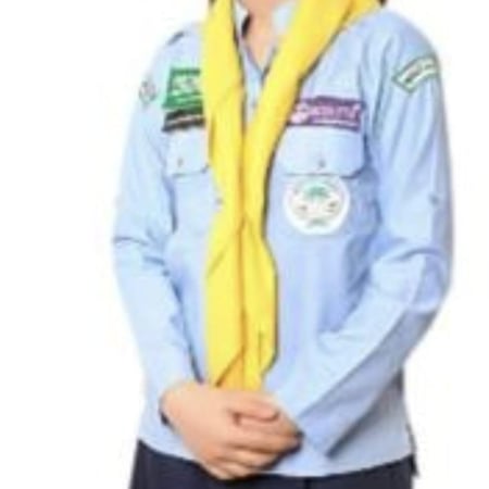 منديل أصفر كشافة تبوك