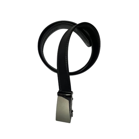 حزام أسود جلد فاخر