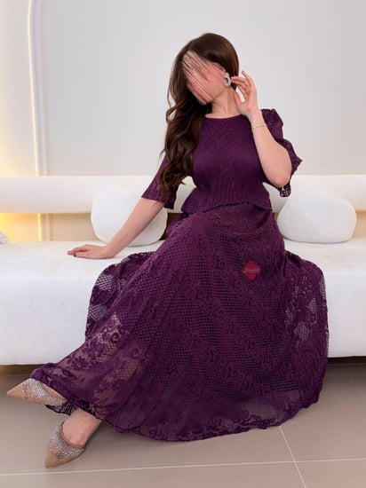 فستان العيد كولكشن العيد طقم العيد فستان ناعم