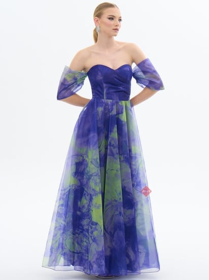 فستان سهرة مشجر اورجنزا