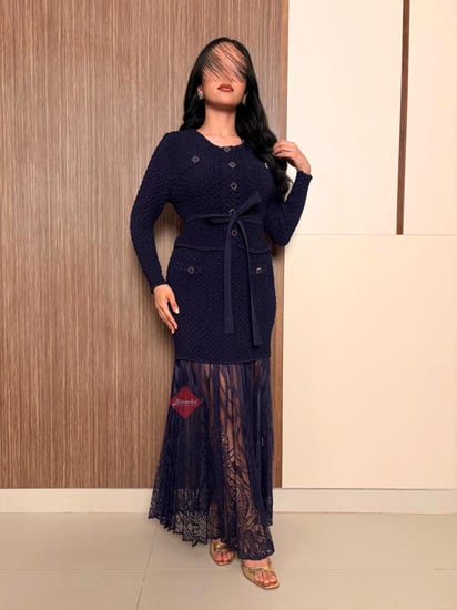 طقم سهرة أطقم نسائية للمناسبات طقم جاكيت وتنورة دانتيل