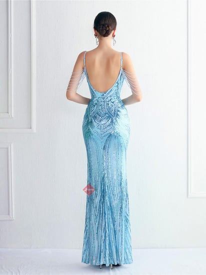 فستان سهرة طويل