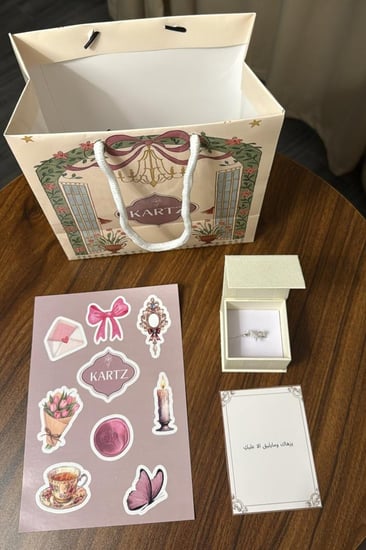 خاتم KARTZ نسائي فضه عيار 925