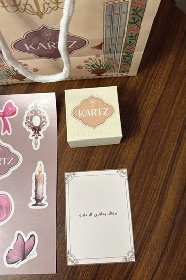 خاتم KARTZ نسائي فضه عيار 925