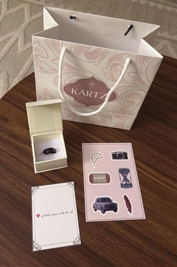 خاتم KARTZ رجالي ستانسل ستيل