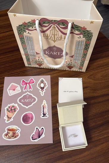 خاتم KARTZ نسائي فضه عيار 925