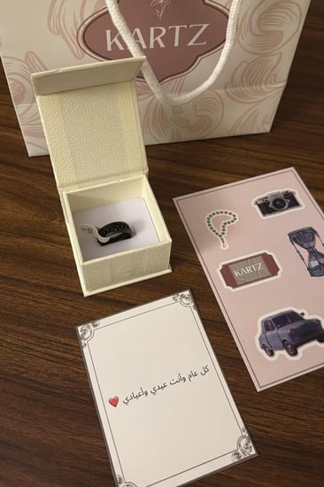 خاتم KARTZ رجالي ستانسل ستيل