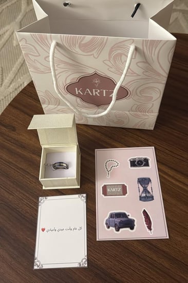 خاتم KARTZ رجالي ستانسل ستيل