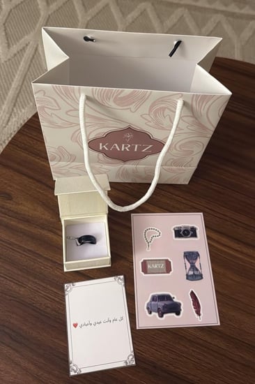 خاتم KARTZ رجالي ستانسل ستيل