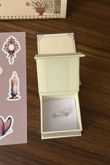 خاتم KARTZ نسائي فضه عيار 925