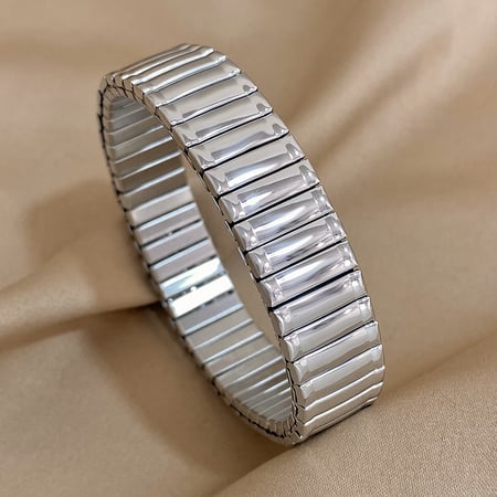 سوار  قابل للتعديل مطلي بالذهب 18K