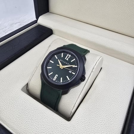 ساعة بولغري  اوكتو للرجال زيتي