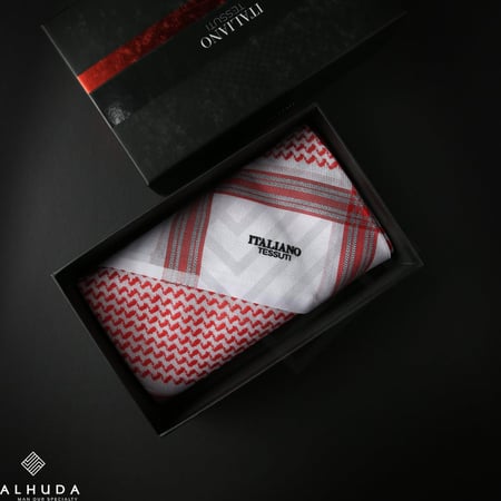 شماغ تيسوتي أحمر ST1R1