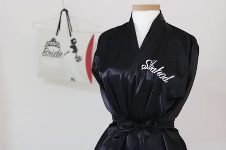 روب عروس اسود