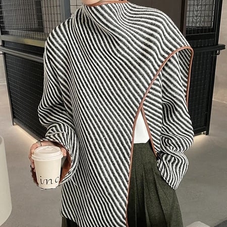 سترة صوف مخططه