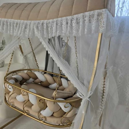 ارجوحة أطفال-مهد هزاز  لمسة من الفخامة في كل زاوية