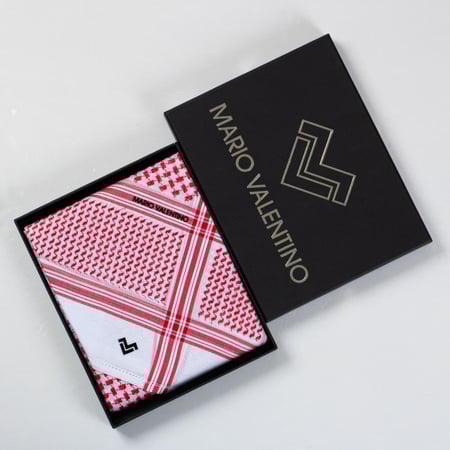 شماغ ماريو فالنتينو احمر MARIO VALENTINO SVBR17