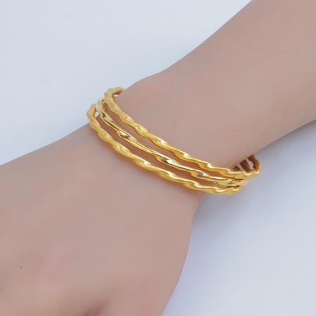 غوايش ذهب امواج عيار 21