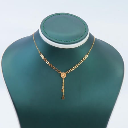 سلسال ذهب ناعم عيار 21 وزن 0.9 جرام