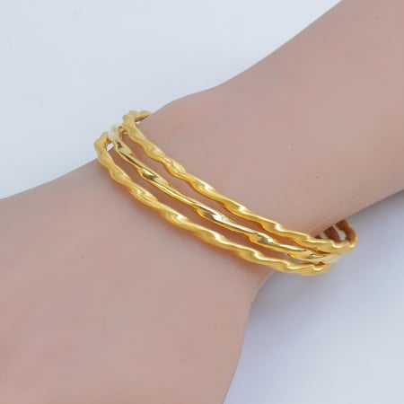 غوايش ذهب امواج عيار 21