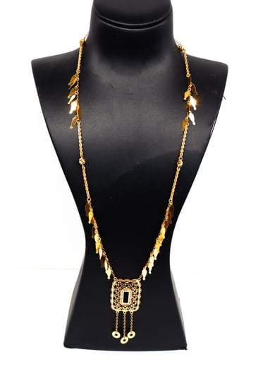 سبحة ذهب تصميم الرمش بحريني عيار 21 الجمال