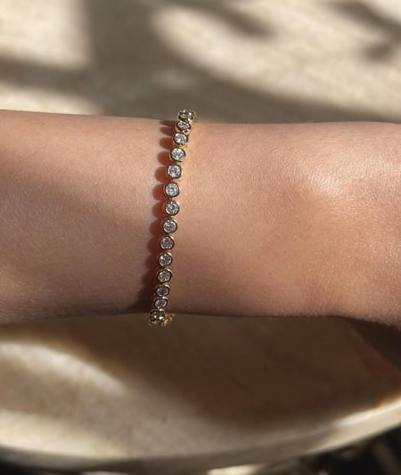 Tennis circle - ذهبي