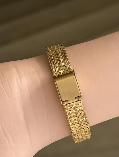 Crystal Gold Watch
