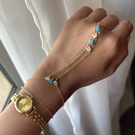 Blue Gemstone كف