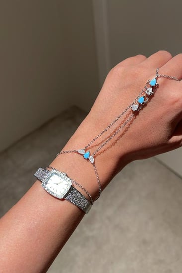 Blue Gemstone كف