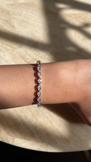 Tennis Water Drops - فضي