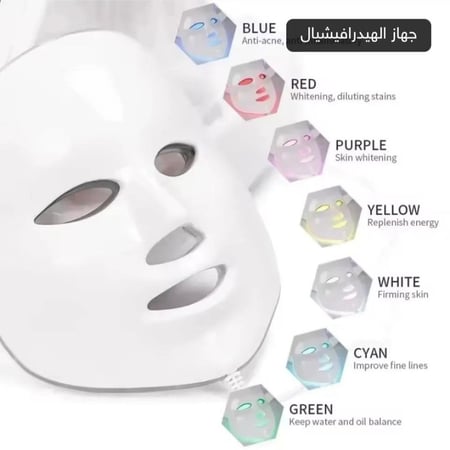 جهاز الهيدرافيشيال الاحترافي للعناية بالبشرة: الحل المثالي لبشرة مشرقة وصحية!احترافي 7 وظائف