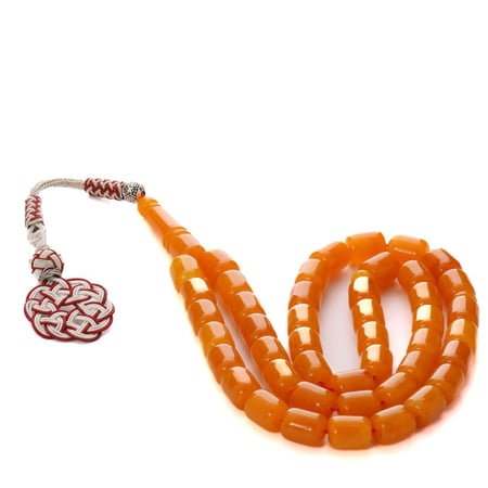 مسباح تراب الكهرمان البولندي طربزونه 45 خرزة