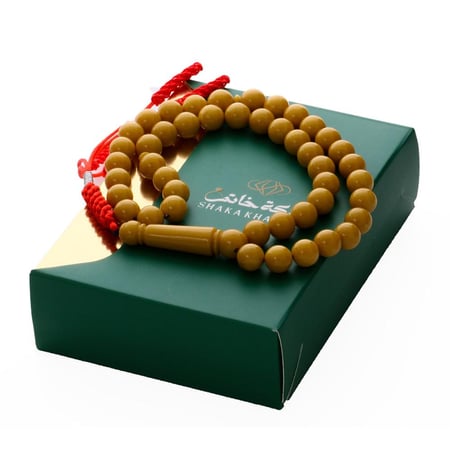 مسباح تراب الكهرمان البولندي طربزونه 45 خرزة