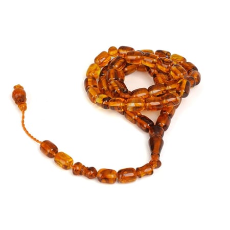 مسباح تراب الكهرمان البولندي  قصة برميليه 51 خرزة