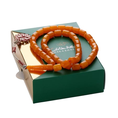 مسباح تراب الكهرمان البولندي طربزونه 45 خرزة