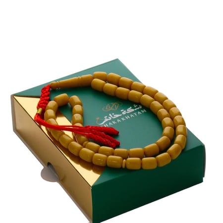 مسباح تراب الكهرمان البولندي طربزونه 45 خرزة