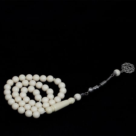 سبحه بكلايت بلجيكي لؤلؤي طربزون راديوم 45 خرزة