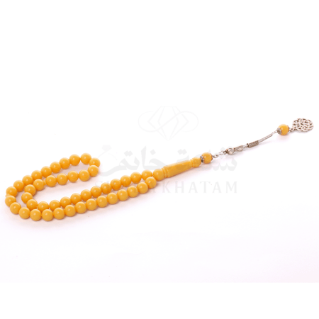 سبحة بكلايت أصفر طربزون 45